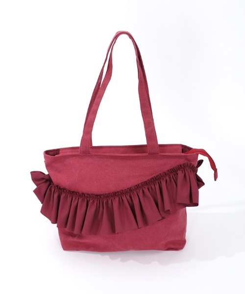 axes femme（アクシーズファム）の「Ａ４フリルトートバッグ（トートバッグ・レディース・ブラック/ピンク/キナリ・FREE）」の16枚目の写真