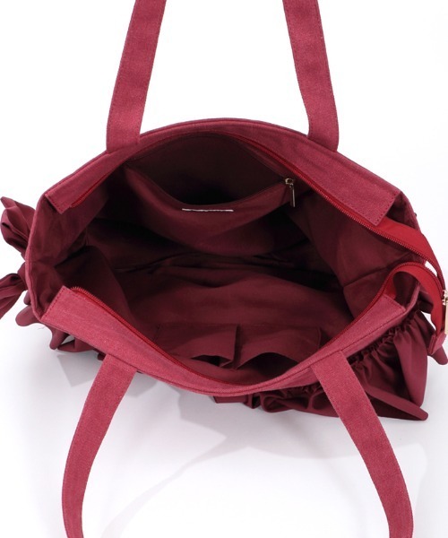 axes femme（アクシーズファム）の「Ａ４フリルトートバッグ（トートバッグ・レディース・ブラック/ピンク/キナリ・FREE）」の17枚目の写真