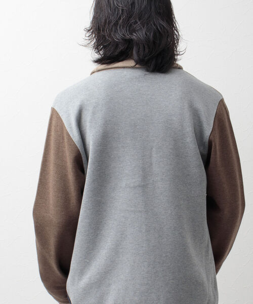 NOLLEY'S goodman(ノーリーズグッドマン)の「ミラノリブ ショールカラーカーディガン(カーディガン/ボレロ・メンズ・パープル/ネイビー/ベージュ系その他/ブルー系その他/イエロー/ブルー・XL/M/S/L)」の9枚目の写真