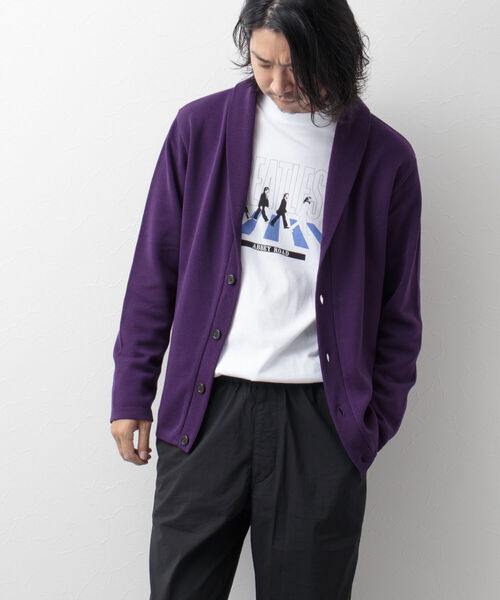NOLLEY'S goodman(ノーリーズグッドマン)の「ミラノリブ ショールカラーカーディガン(カーディガン/ボレロ・メンズ・パープル/ネイビー/ベージュ系その他/ブルー系その他/イエロー/ブルー・XL/M/S/L)」の21枚目の写真