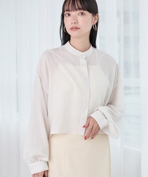 earth music&ecology | クロップドボックスシャツ(シャツ/ブラウス)