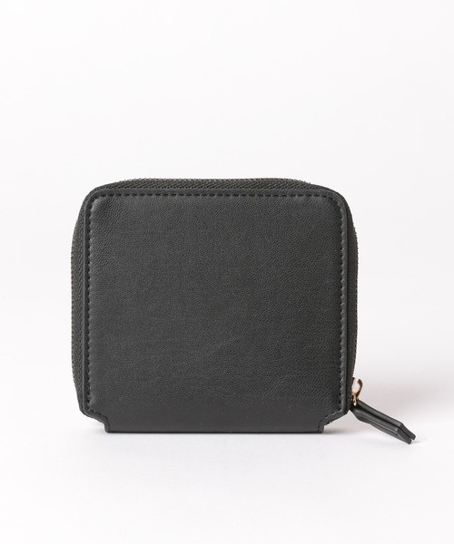 LEPSIM（レプシィム）の「ラウンドファスナー二つ折り財布　344547（財布・レディース・ブラック/オレンジ/グレイッシュベージュ・ONE SIZE）」の4枚目の写真