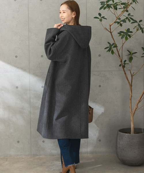 アーバンリサーチROSSOガウンフードコート URBAN RESEARCH ROSSO WOMEN（アーバンリサーチ ロッソ）の「ガウン