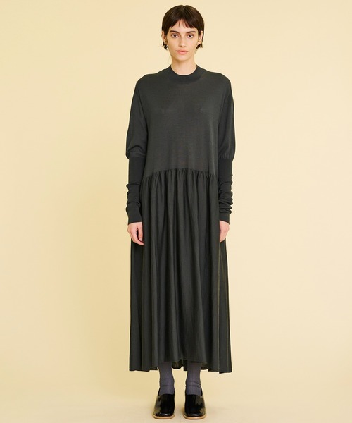 LANVIN en Bleu（ランバンオンブルー）の「カラーステッチギャザー