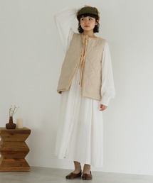 Crisp | ドビーストライプシャツワンピース(シャツワンピース)