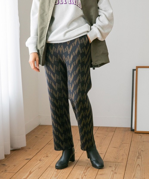 niko and...(ニコアンド)の「洗えるなめらかアソートニットパンツ(その他パンツ・レディース・ブルー/ブラック/チャコール/ネイビー/グリーン/ブラウン/レッド/ホワイト/ダークグレー/ベージュ・MEDIUM/LARGE)」の8枚目の写真