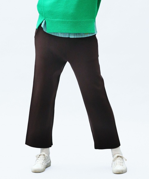 niko and...(ニコアンド)の「洗えるなめらかアソートニットパンツ(その他パンツ・レディース・ブルー/ブラック/チャコール/ネイビー/グリーン/ブラウン/レッド/ホワイト/ダークグレー/ベージュ・MEDIUM/LARGE)」の5枚目の写真