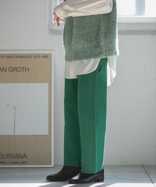 niko and...(ニコアンド)の「洗えるなめらかアソートニットパンツ(その他パンツ・レディース・ブルー/ブラック/チャコール/ネイビー/グリーン/ブラウン/レッド/ホワイト/ダークグレー/ベージュ・MEDIUM/LARGE)」の7枚目の写真