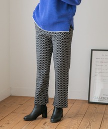 洗えるなめらかアソートニットパンツ