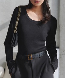 KOBE LETTUCE | ベーシックリブニットトップス(ニット/セーター)