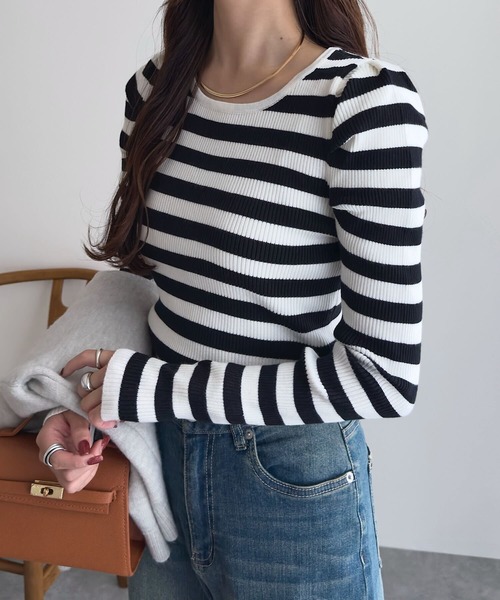 KOBE LETTUCE（コウベレタス）の「ベーシックリブニットトップス（ニット/セーター・レディース・ブルーグレー/ブラック/ベージュ系1/ブラック系2/ベージュ系3/ブルー系2/ベージュ系/ブラック系1/ベージュ系2/ブラック系/ブルー系/ブルー系1/ホワイト系/オフホワイト/ホワイト系2/グリーン系/ブラウン系/ホワイト系1/ネイビー系/ブラウン系2/グリーン/ネイビー/グリーン系2/ネイビー系2/ネイビー系1/グリーン系1/ブラウン系1/モカ/ピンク系/ブルー系4/ピンク系1/ブルー系5/ブルー系6/ピンク系2/ブルー系3/ピンク/ベージュ系4/オリーブ系/ベージュ系7/ベージュ系5/オリーブ系1/オリーブ系2/ベージュ系6/パープル系/ピンク系4/ブルー系7/ネイビー系3/ピンク系6/ブラウン系3/ホワイト系3/ベージュ系8/ブラック系3/ピンク系3/ピンク系5/オレンジ/オレンジ系/レッド系/サックスブルー系1/ライトグレー系1/ホワイト系その他2/カーキ系/イエロー系/パープル系2/イエロー系1/ライトグレー系2/サックスブルー系2/カーキ系1/ホワイト系その他3/オレンジ系1/レッド系1/イエロー系2/サックスブルー系3/オレンジ系2/カーキ系2/ホワイト系その他4/ライトグレー系4/レッド系2/ラベンダー/サックスブルー系/カーキ/イエロー/レッド/ホワイト系その他/ライトグレー系/スカイブルー系2/ライトグリーン系2/ライトグリーン系1/スカイブルー系3/スカイブルー系1/ライトグリーン系/スカイブルー系/ライトグリーン/ライトイエロー系3/ライトイエロー系/ライトイエロー系1/ライトイエロー系2/グレー系/グレー系1/グレー系2/グレー系4/ライトピンク/ピンク系その他2/ピンク系その他3/ピンク系その他/グレー系5/ブルー系8/ネイビー系4/チャコール/グレー系7/ブラック系4/ベージュ系9/グレー系6/ピンク系7/ブラウン系4/ホワイト系4/ワイン/ホワイト×ブラック/ホワイト系その他7/ホワイト系その他6/ホワイト系その他5/レッド系5/レッド系4/レッド系3/ピンク系その他5/ピンク系その他6/ピンク系その他7/ピンク系その他4/ライトグレー系5/ライトグレー系3・L/M/L1/L3/M1/M3/L2/M2/M4/M5）」の9枚目の写真