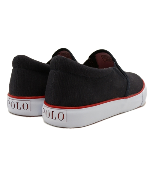POLO RALPH LAUREN（ポロ ラルフ ローレン）の「ジュニア ウィメンズ ラルフローレン スリッポン POLO SETH SLIP-ON Jr（スニーカー・レディース・ホワイト/レッド/ネイビー・23.5cm/24cm/25cm/23cm/24.5cm）」の6枚目の写真