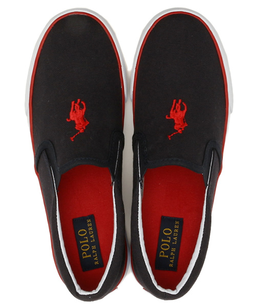 POLO RALPH LAUREN（ポロ ラルフ ローレン）の「ジュニア ウィメンズ ラルフローレン スリッポン POLO SETH SLIP-ON Jr（スニーカー・レディース・ホワイト/レッド/ネイビー・23.5cm/24cm/25cm/23cm/24.5cm）」の11枚目の写真