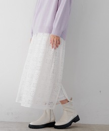 LEPSIM | レイヤードレーススカート　164346(スカート)