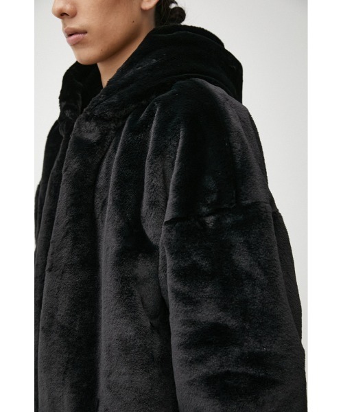 AZUL by moussy（アズールバイマウジー）の「FUR HOODIE BLOUSON/ファーフーディーブルゾン（ブルゾン・メンズ・ベージュ/ホワイト/ブラック・FREE）」の20枚目の写真