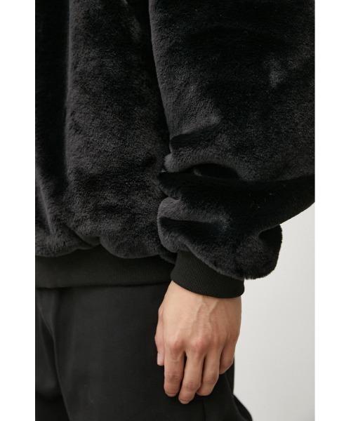 AZUL by moussy（アズールバイマウジー）の「FUR HOODIE BLOUSON/ファーフーディーブルゾン（ブルゾン・メンズ・ベージュ/ホワイト/ブラック・FREE）」の21枚目の写真