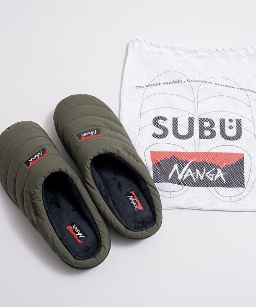 NANGA（ナンガ）の「【NANGA × SUBU】TAKIBI WINTER SANDALS NA2243-3E512（サンダル・メンズ・ベージュ/ライトブラウン/カーキ/チャコールグレー/ネイビー・2/3/0/1）」の9枚目の写真