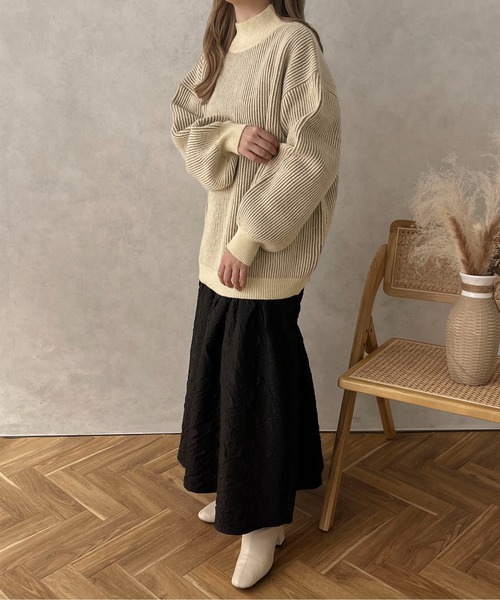 apres jour clair】ストライプデザインニット【ZOZOTOWN限定アイテム