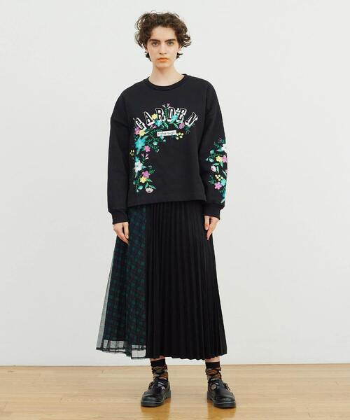 FRAPBOIS（フラボア）の「スウェードチュール スカート（スカート・レディース・ブラック/ベージュ・0/1）」の18枚目の写真