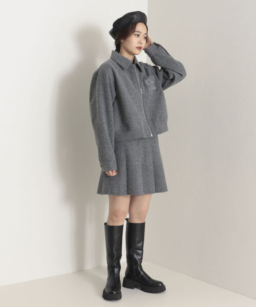 onulsoha（オヌルソハ）の「【セットアップ可能】タックプリーツミニスカート（スカート・レディース・オリーブ/グレー・36/38）」の17枚目の写真