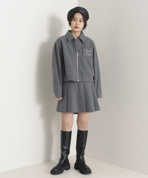 onulsoha（オヌルソハ）の「【セットアップ可能】タックプリーツミニスカート（スカート・レディース・オリーブ/グレー・36/38）」の20枚目の写真