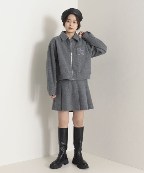 onulsoha（オヌルソハ）の「【セットアップ可能】タックプリーツミニスカート（スカート・レディース・オリーブ/グレー・36/38）」の21枚目の写真