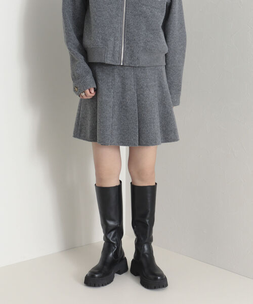 onulsoha（オヌルソハ）の「【セットアップ可能】タックプリーツミニスカート（スカート・レディース・オリーブ/グレー・36/38）」の22枚目の写真