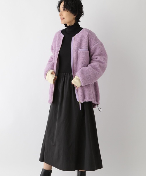 LEPSIM（レプシィム）の「カットドッキングワンピース　178300（ワンピース・レディース・ブラック/カーキ・FREE）」の4枚目の写真