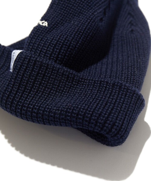 NAUTICA（ノーティカ）の「NAUTICA/ノーティカ 3Way Ribknit Beanie（ニットキャップ/ビーニー・メンズ・チャコールグレー/ホワイト/グリーン/ワインレッド/ネイビー・ﾌﾘ-）」の8枚目の写真