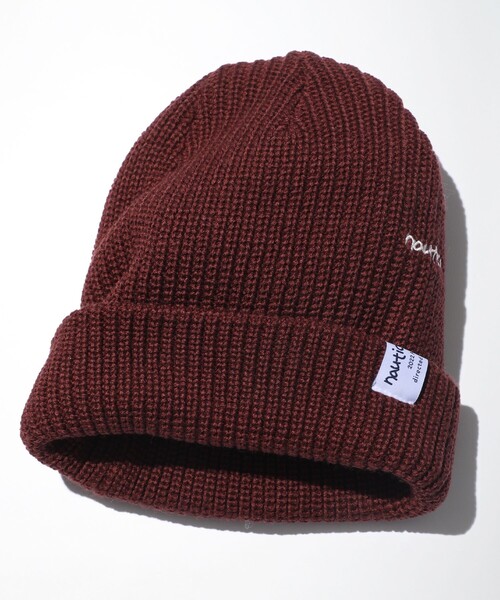 NAUTICA（ノーティカ）の「NAUTICA/ノーティカ 3Way Ribknit Beanie（ニットキャップ/ビーニー・メンズ・チャコールグレー/ホワイト/グリーン/ワインレッド/ネイビー・ﾌﾘ-）」の9枚目の写真