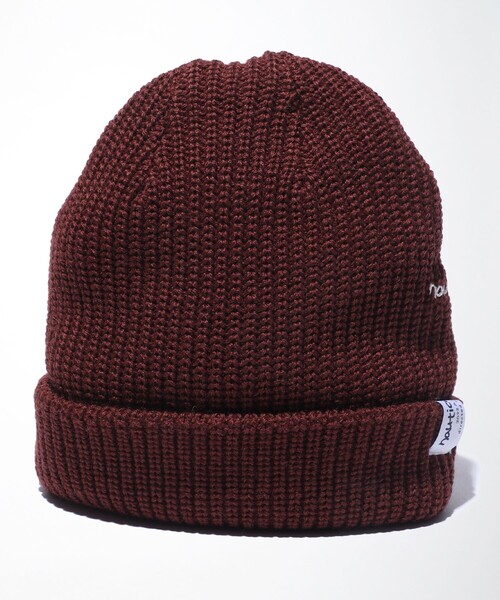 NAUTICA（ノーティカ）の「NAUTICA/ノーティカ 3Way Ribknit Beanie（ニットキャップ/ビーニー・メンズ・チャコールグレー/ホワイト/グリーン/ワインレッド/ネイビー・ﾌﾘ-）」の18枚目の写真