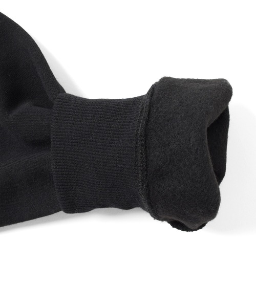 GLAZOS（グラソス）の「裏起毛・ワンポイント刺繍ビッグトレーナー（スウェット・キッズ・ブラック/グリーン/ベージュ/パープル・140cm/150cm/160cm/170cm）」の19枚目の写真