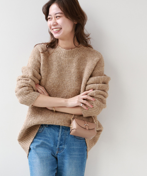 PINORI/ブークレヤーンクルーネックプルオーバー