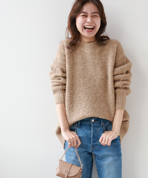 PINORI/ブークレヤーンクルーネックプルオーバー