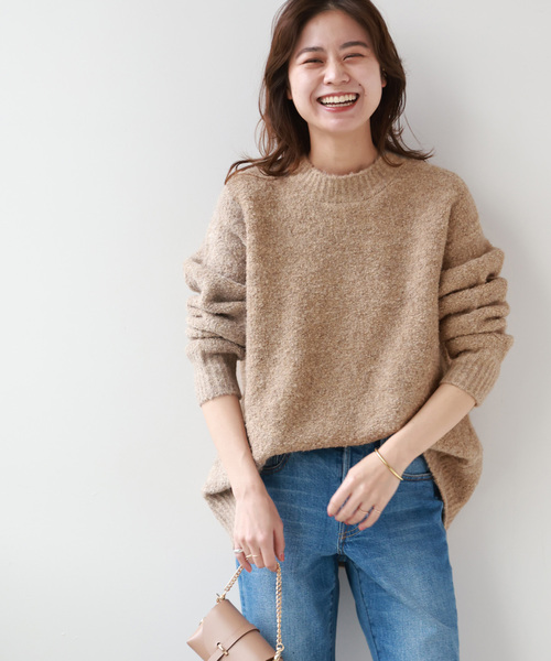 PINORI/ブークレヤーンクルーネックプルオーバー