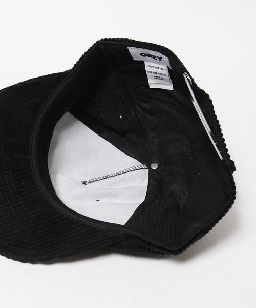 OBEY(オベイ)の「OBEY/オベイ OBEY CORD SNAPBACK キャップ(キャップ・メンズ・ブラック・ONE SIZE)」の6枚目の写真