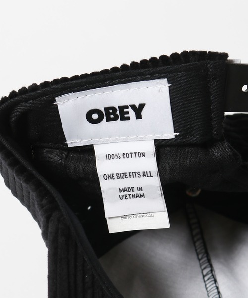OBEY(オベイ)の「OBEY/オベイ OBEY CORD SNAPBACK キャップ(キャップ・メンズ・ブラック・ONE SIZE)」の11枚目の写真