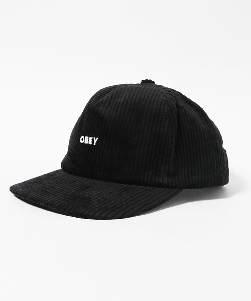 OBEY(オベイ)の「OBEY/オベイ OBEY CORD SNAPBACK キャップ(キャップ・メンズ・ブラック・ONE SIZE)」の8枚目の写真