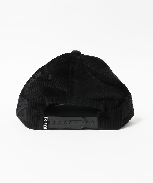 OBEY(オベイ)の「OBEY/オベイ OBEY CORD SNAPBACK キャップ(キャップ・メンズ・ブラック・ONE SIZE)」の7枚目の写真