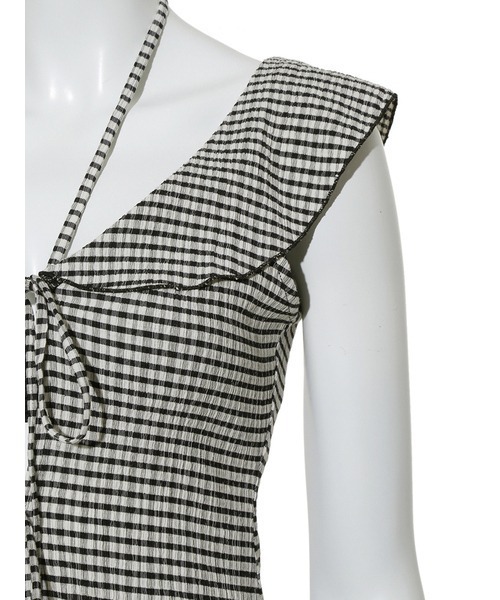 SNIDEL ワンピースビキニセット チェック SNIDEL（スナイデル）の「ワンピースセットビキニ（水着）」 - WEAR