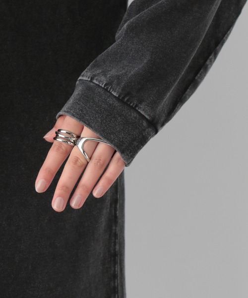 RAGEBLUE（レイジブルー）の「ヴィンテージプリントロンＴ（Tシャツ/カットソー・レディース・ホワイト/スミクロ・FREE）」の20枚目の写真