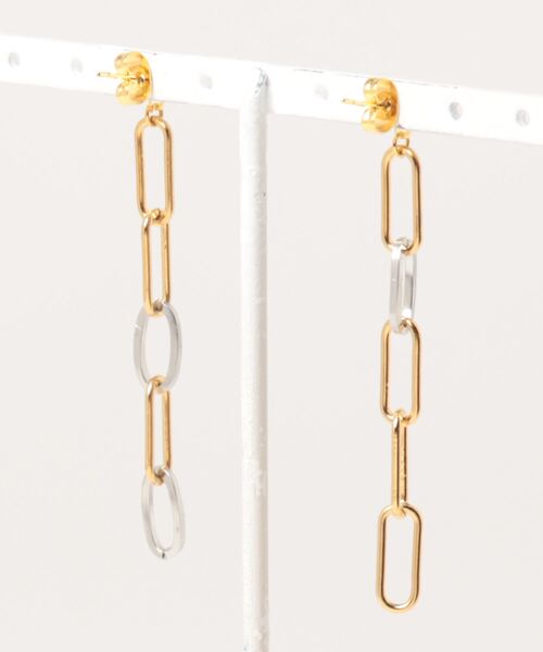 tone(トーン)の「【Occhocochoi】goldsilver studpierce(MA)(ピアス(両耳用)・レディース・シルバー系その他・FREE)」の4枚目の写真