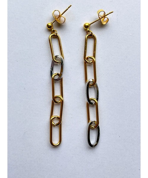 tone(トーン)の「【Occhocochoi】goldsilver studpierce(MA)(ピアス(両耳用)・レディース・シルバー系その他・FREE)」の2枚目の写真
