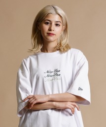 【ムラサキスポーツ別注】NEW ERA/ニューエラ  ビッグシルエット/オーバーサイズ/無地刺繍フロントロゴTシャツ  13732620/13732621/13732622