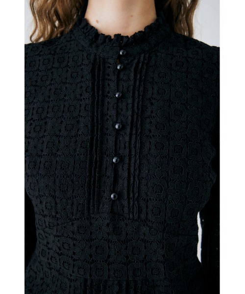 MOUSSY（マウジー）の「RUSSELL LACE ブラウス（シャツ/ブラウス・レディース・オフホワイト/ブラック・1/2）」の11枚目の写真