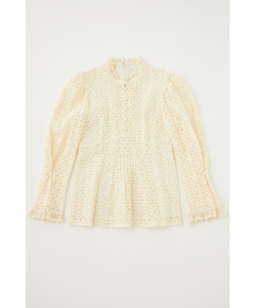 MOUSSY（マウジー）の「RUSSELL LACE ブラウス（シャツ/ブラウス・レディース・オフホワイト/ブラック・1/2）」の15枚目の写真