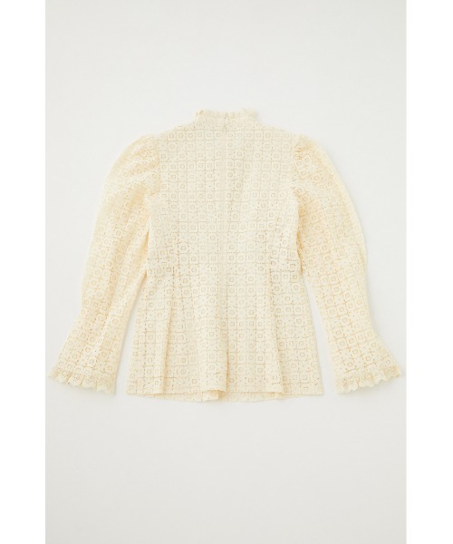 MOUSSY（マウジー）の「RUSSELL LACE ブラウス（シャツ/ブラウス・レディース・オフホワイト/ブラック・1/2）」の14枚目の写真