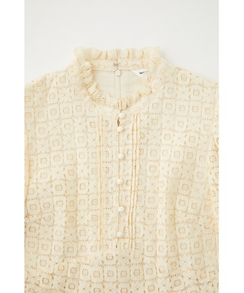 MOUSSY（マウジー）の「RUSSELL LACE ブラウス（シャツ/ブラウス・レディース・オフホワイト/ブラック・1/2）」の8枚目の写真