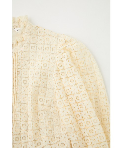 MOUSSY（マウジー）の「RUSSELL LACE ブラウス（シャツ/ブラウス・レディース・オフホワイト/ブラック・1/2）」の12枚目の写真
