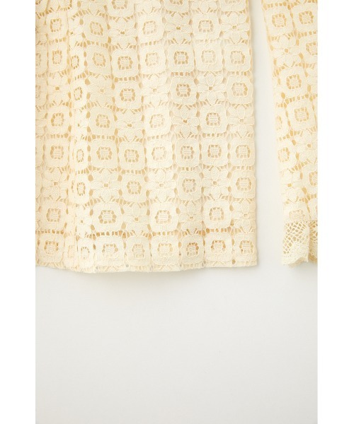 MOUSSY（マウジー）の「RUSSELL LACE ブラウス（シャツ/ブラウス・レディース・オフホワイト/ブラック・1/2）」の17枚目の写真